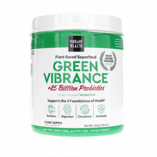 Green Vibrance Plant-Based Superfood Powder, VBH